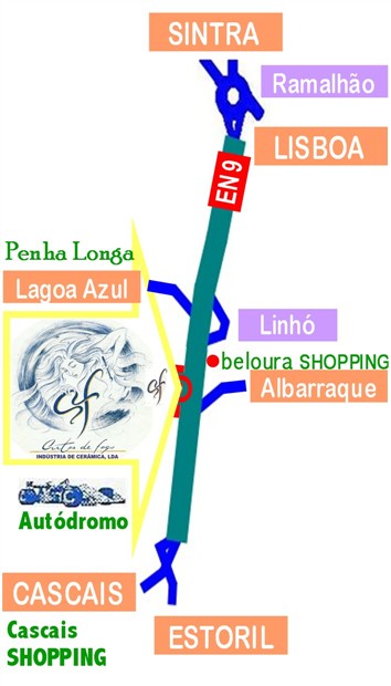 Localizao da Artes de Fogo, Lda